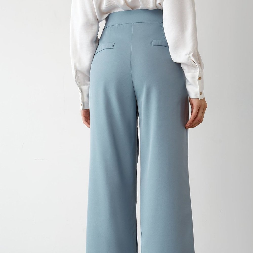 J.ing Kaira Light Blue Wide Leg Pants - Picture 4 of 7